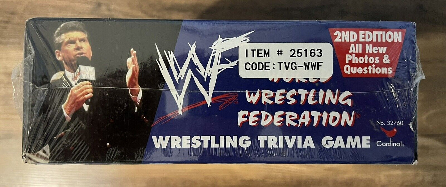 NEW Sealed! WWF WWE World Wrestling Federation 2nd Edition Trivia Game The Rock!