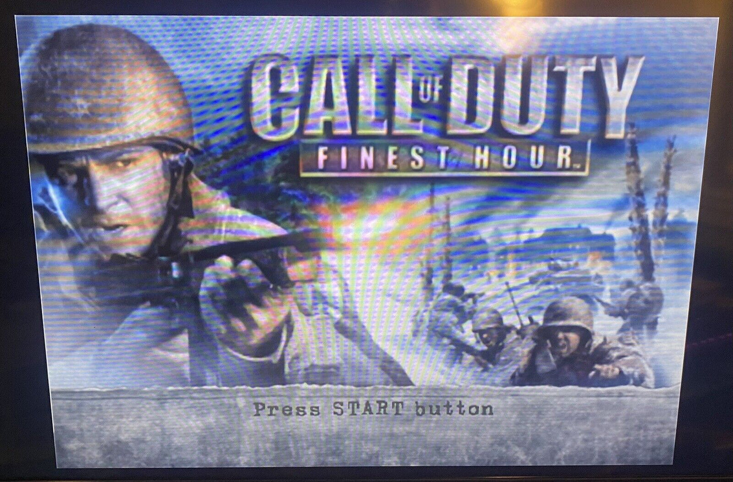 Call of Duty: Finest Hour (Sony PlayStation 2 PS2, 2004) CIB W/ Manual, Tested