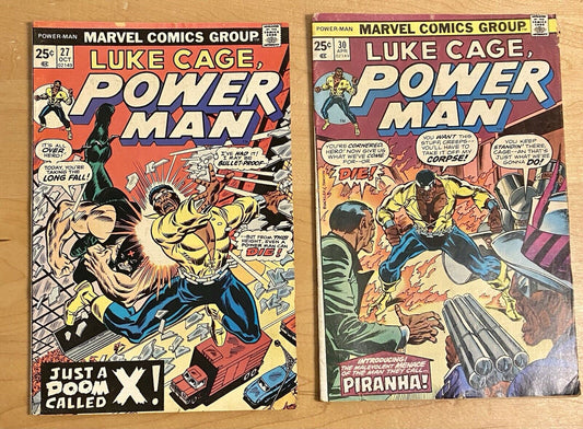 Bronze Age Marvel Comics Luke Cage Power Man Key Issue Lot 27 & 30