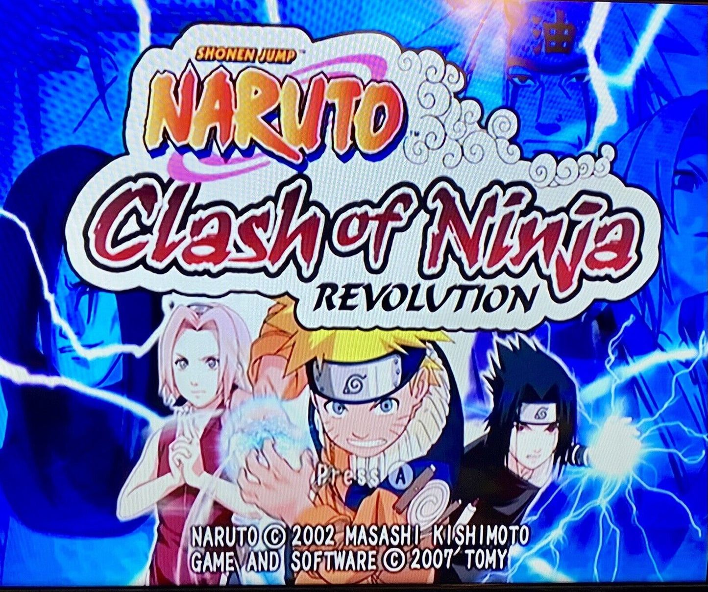 Naruto: Clash of Ninja Revolution (Nintendo Wii 2007) Complete w/ Manual, Tested