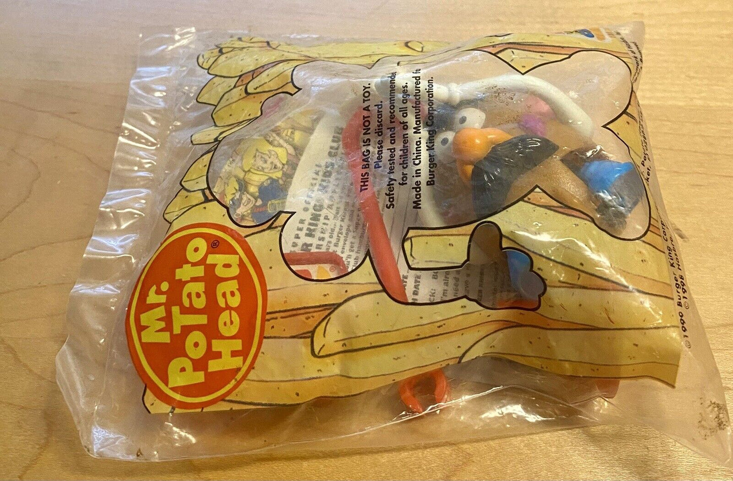 Vintage New 1998 Hasbro Mr. Potato Head - Burger King Toy