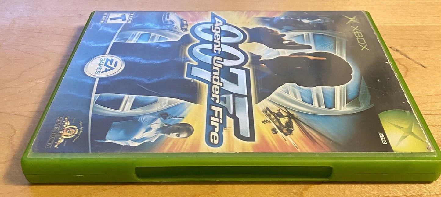 James Bond 007 Agent Under Fire (Microsoft Xbox, 2002) CIB W/ Manual & Reg Card