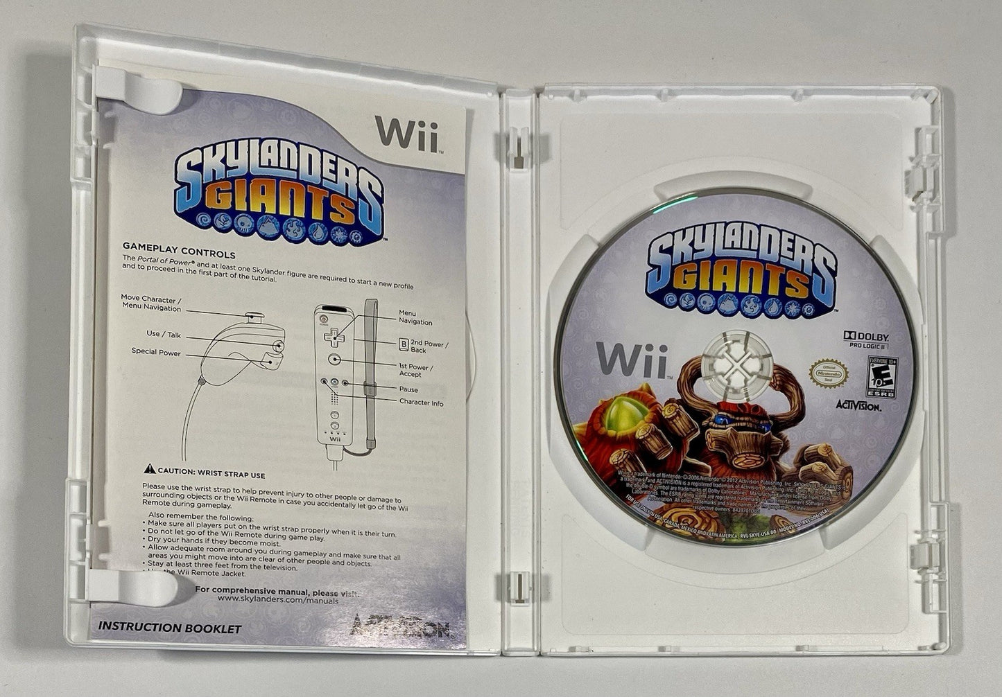 Lot of 3 Wii Skylanders Swap Force, Giants, & Spyro’s Adventure, All Tested