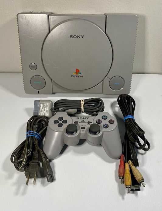 Sony PlayStation 1 PS1 SCPH-9001 Console Bundle Controller Cord All OEM Tested