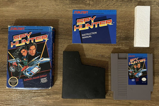 Sunsoft Spy Hunter: Authentic Arcade Edition! (Nintendo NES, 1987) Authentic CIB