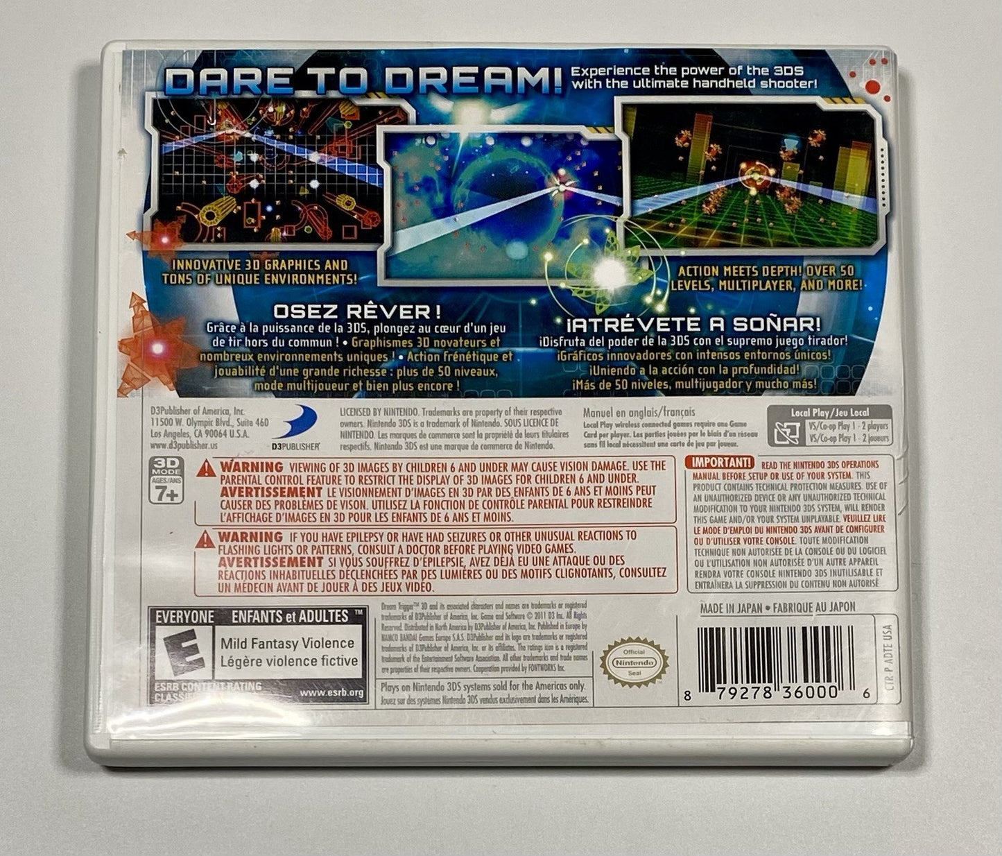 Mario Kart 7, Lego Batman 2 & Dream Trigger 3D CIB, Nintendo 3DS, All Tested