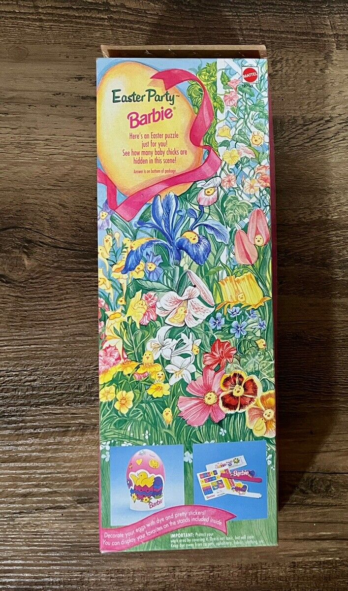 Vintage Easter Party Barbie Special Edition 1994 12793Pink Easter Dress Open Box