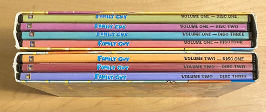 Family Guy Volume 1 & 2: 7 Disc Boxed Set 50 Episodes from Seasons 1, 2 & 3