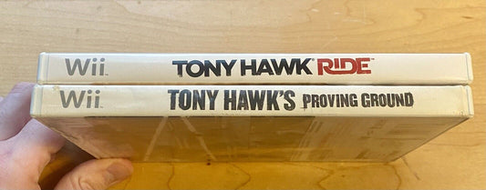 Tony Hawk Ride And Proving Ground Bundle (Nintendo Wii) Both Tested & Working