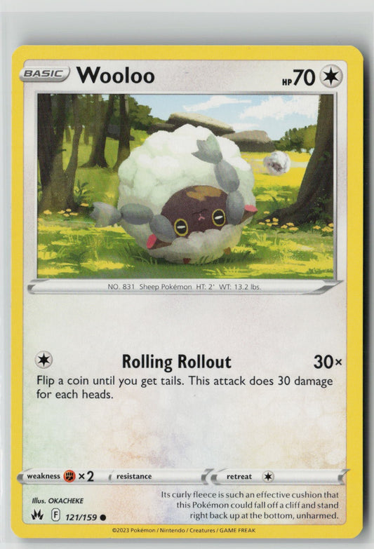 Wooloo (SWSH: Crown Zenith 121/159) NM
