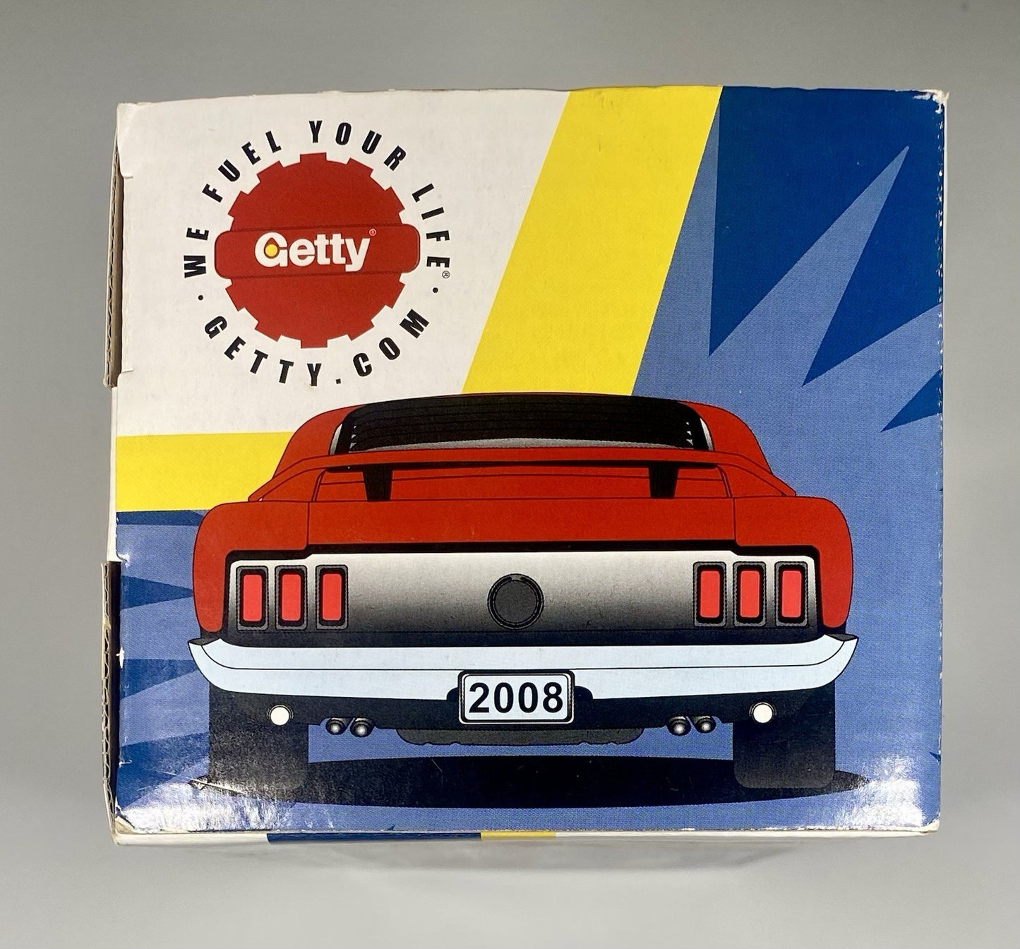 1969 FORD MUSTANG MACH 1 DIECAST 1:24 ERTL Getty Gasoline Oil. In Box