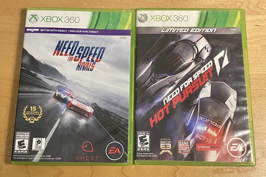 Need for Speed: Rivals & Hot Pursuit Bundle (Xbox 360) Authentic, Tested & Works