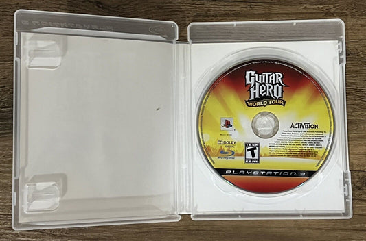 Guitar Hero World Tour PlayStation 3 PS3 Tested And Works!
