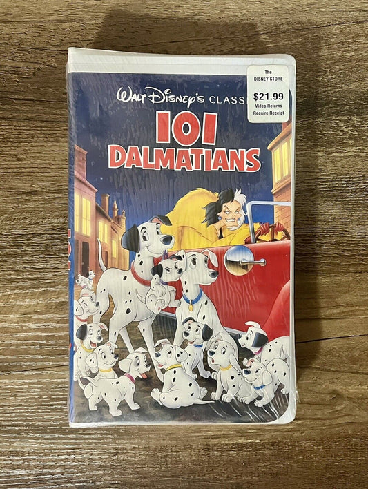 101 Dalmatians (VHS, 1992) - DISNEY 1263 THE CLASSICS BLACK DIAMOND SEALED