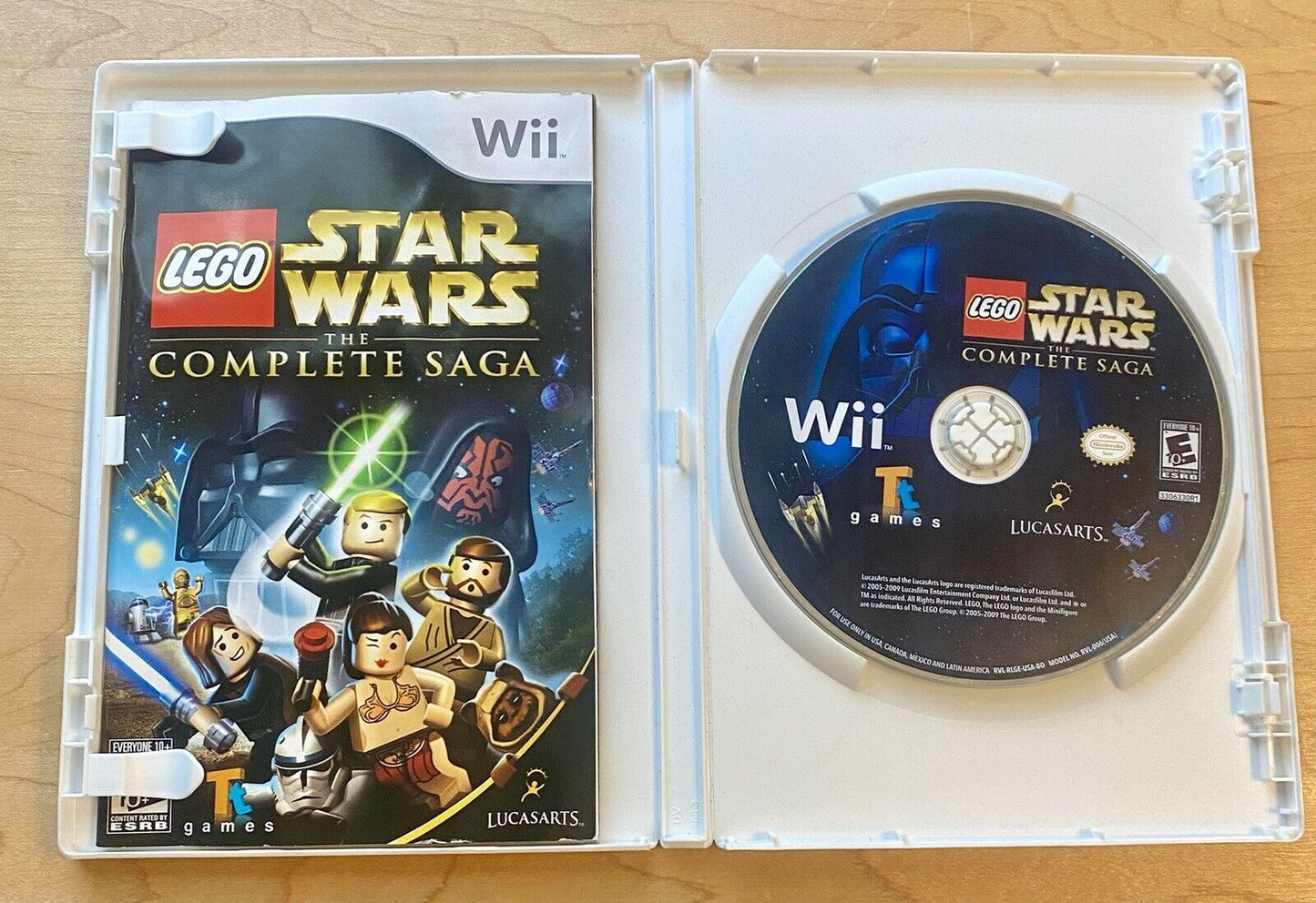 LEGO Star Wars - The Complete Saga (Nintendo Wii 2007) Authentic, Tested & Works