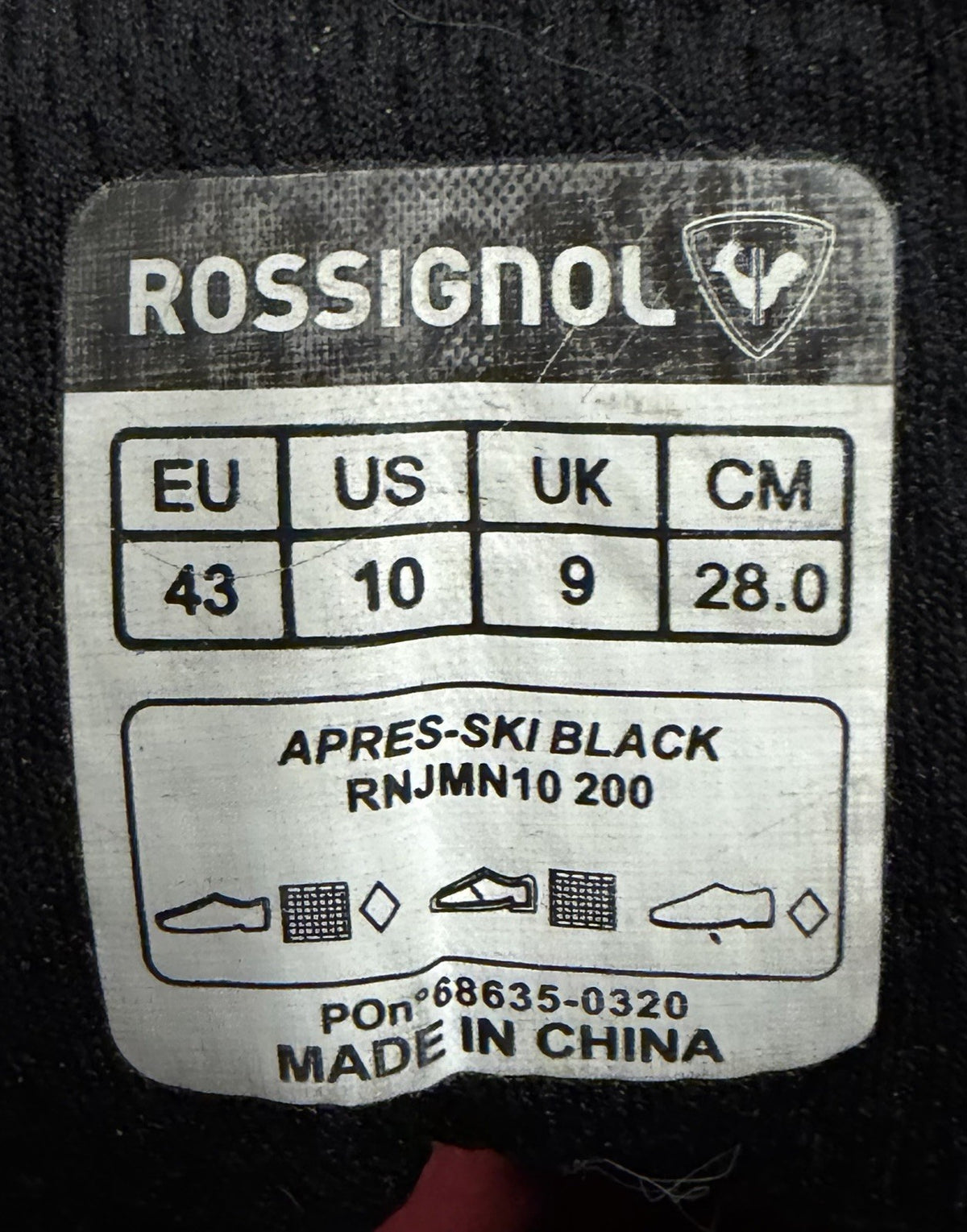 ROSSIGNOL Rossi Podium Navy APRES SKI BOOTS UNISEX 10 (EU 43)