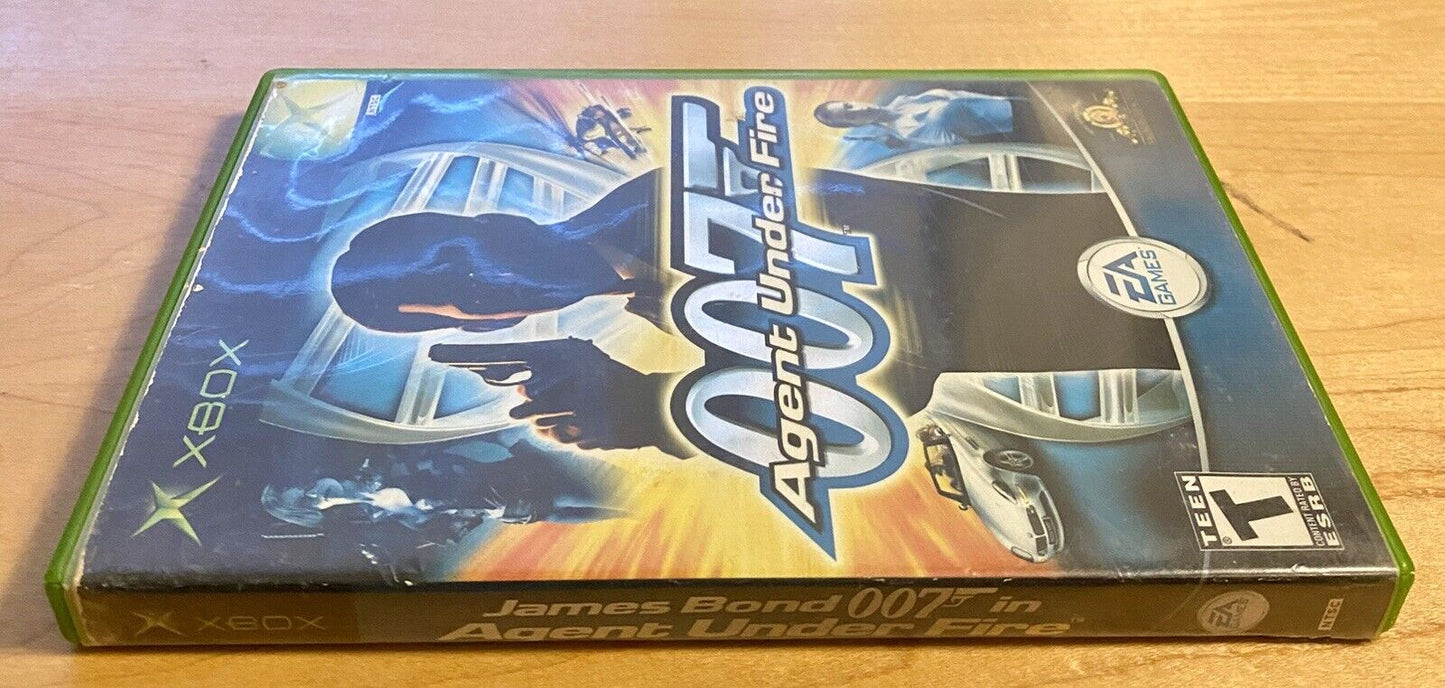 James Bond 007 Agent Under Fire (Microsoft Xbox, 2002) CIB W/ Manual & Reg Card