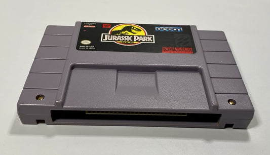 Jurassic Park (Super Nintendo Entertainment System SNES, 1993) TESTED & Works!