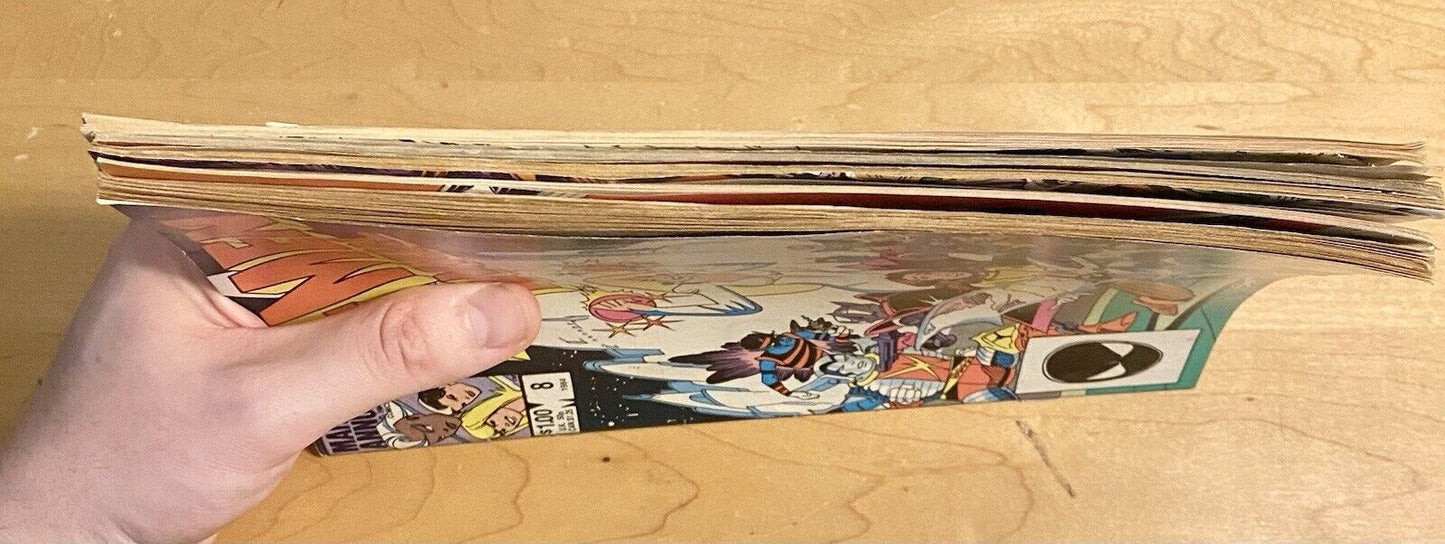 Marvel X-Men Comic Book Lot Of 5, Uncanny X-Men Spider-Man Feature, X-Men Annual