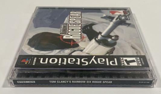 Tom Clancy's Rainbow Six Rogue Spear (PlayStation 1) PS1 CIB W/ Reg Card, Tested