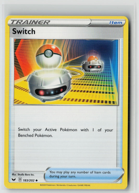 Switch (SWSH01: Sword & Shield Base Set 183/202) NM