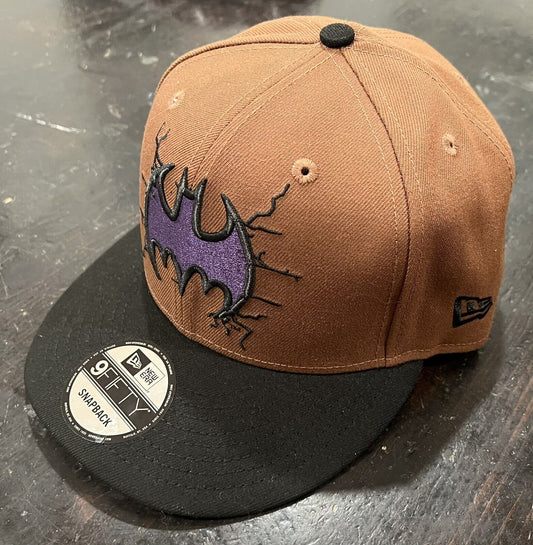 New Era 59Fifty Batman Arkham Asylum Hat Cap Snapback Black Purple New