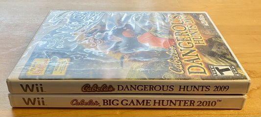 Cabela's Dangerous Hunts 2009 And Big Game Hunter 2010 Bundle (Nintendo Wii)