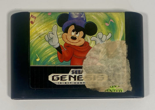 Fantasia (Sega Genesis, 1991) Authentic Cartridge Only Tested & Working