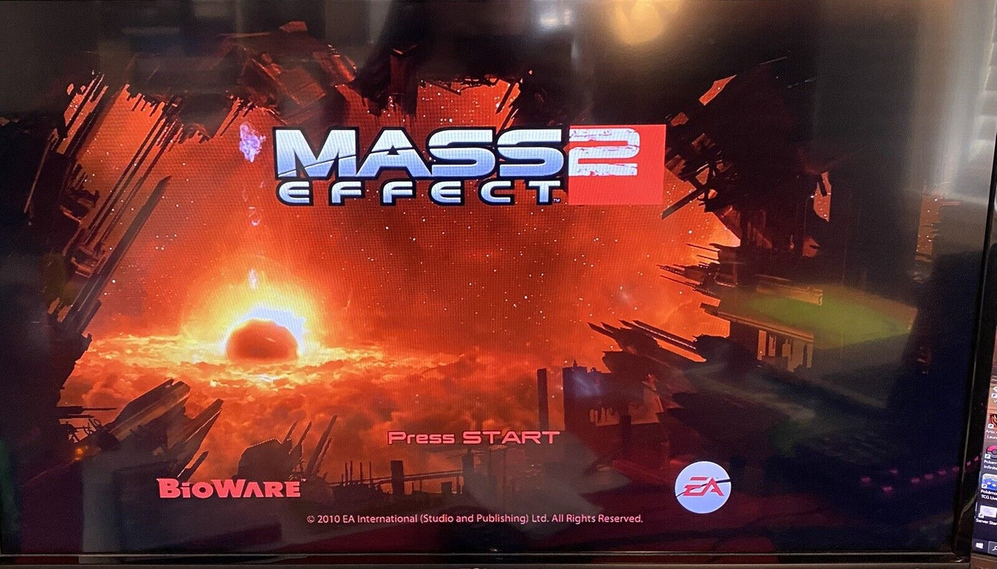 Mass Effect 1 & 2 (Microsoft Xbox 360, 2007 & 2010) Authentic & Tested