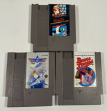NES 3 Game Lot Bundle. Mario/Duck Hunt, Top Gun, Based Loaded. All Tested