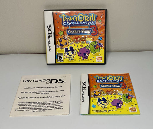 Tamagotchi Connection: Corner Shop 3 - Nintendo DS - CASE, MANUAL & INSERT ONLY