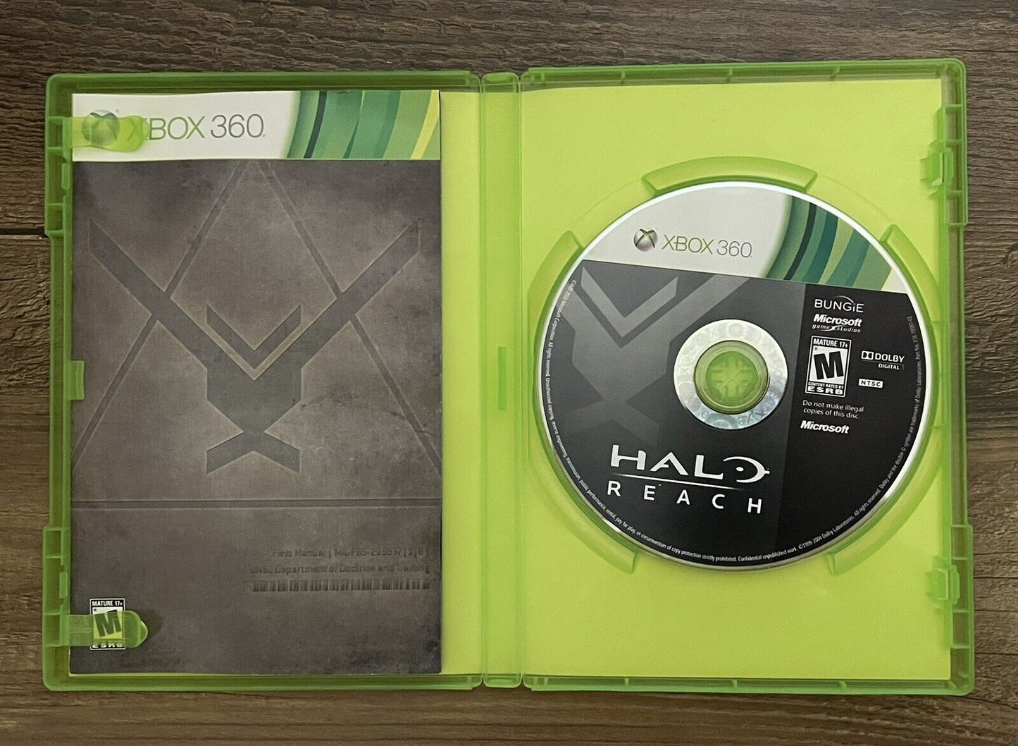 Halo Reach (Xbox 360, 2010) CIB Complete w/ Manual Tested
