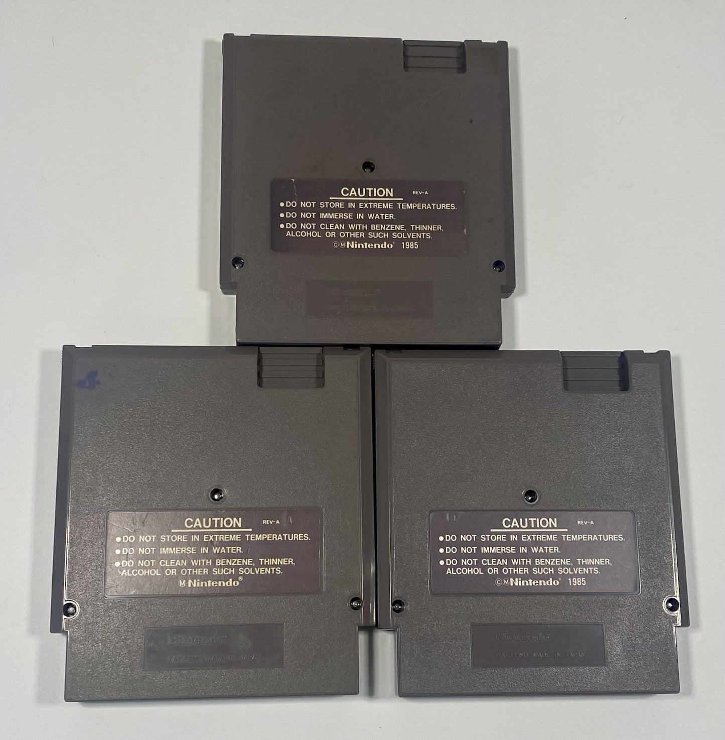 NES 3 Game Lot Bundle. Mario/Duck Hunt/Track Meet, Milon’s Secret Castle, MLB