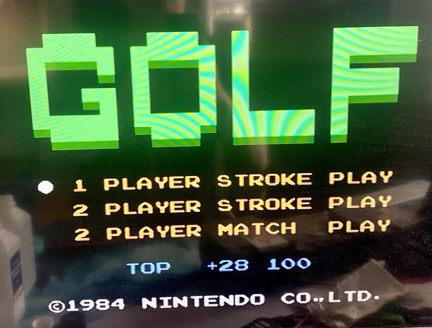 NES 3 Game Lot Bundle. Mario/Duck Hunt/Track Meet, Jeopardy!, Golf. All Tested