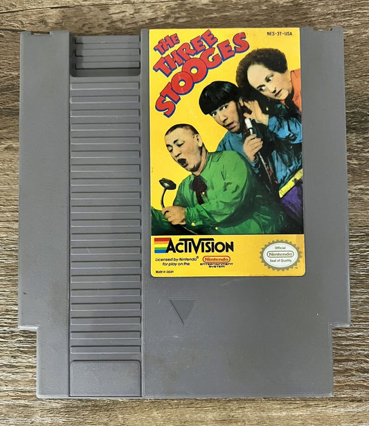 The Three Stooges - Nintendo NES Cart Only Authentic (Tested & Working)
