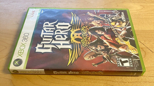 Guitar Hero: Aerosmith (Microsoft Xbox 360, 2008) Authentic & Tested