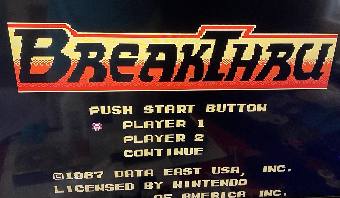 BreakThru (Nintendo NES, 1987) CIB W/ Case, Cart, & Manual. Authentic & Tested