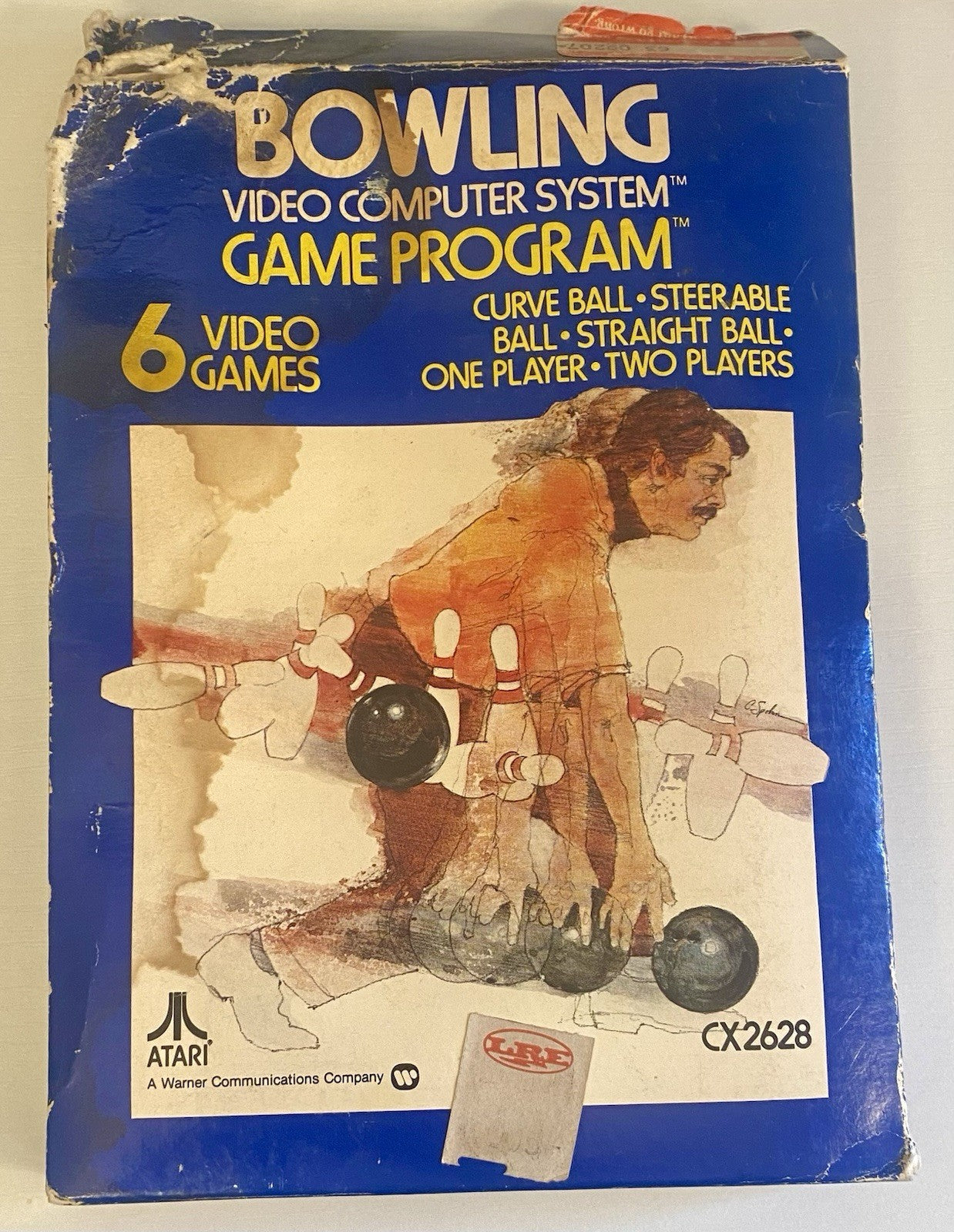 Bowling (Atari 2600, 1978) CIB W/ Cartridge & Manual, Read Description, Tested