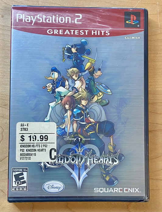 Kingdom Hearts 2 (II) PlayStation 2, 2006, PS2 Greatest Hits Factory Sealed New