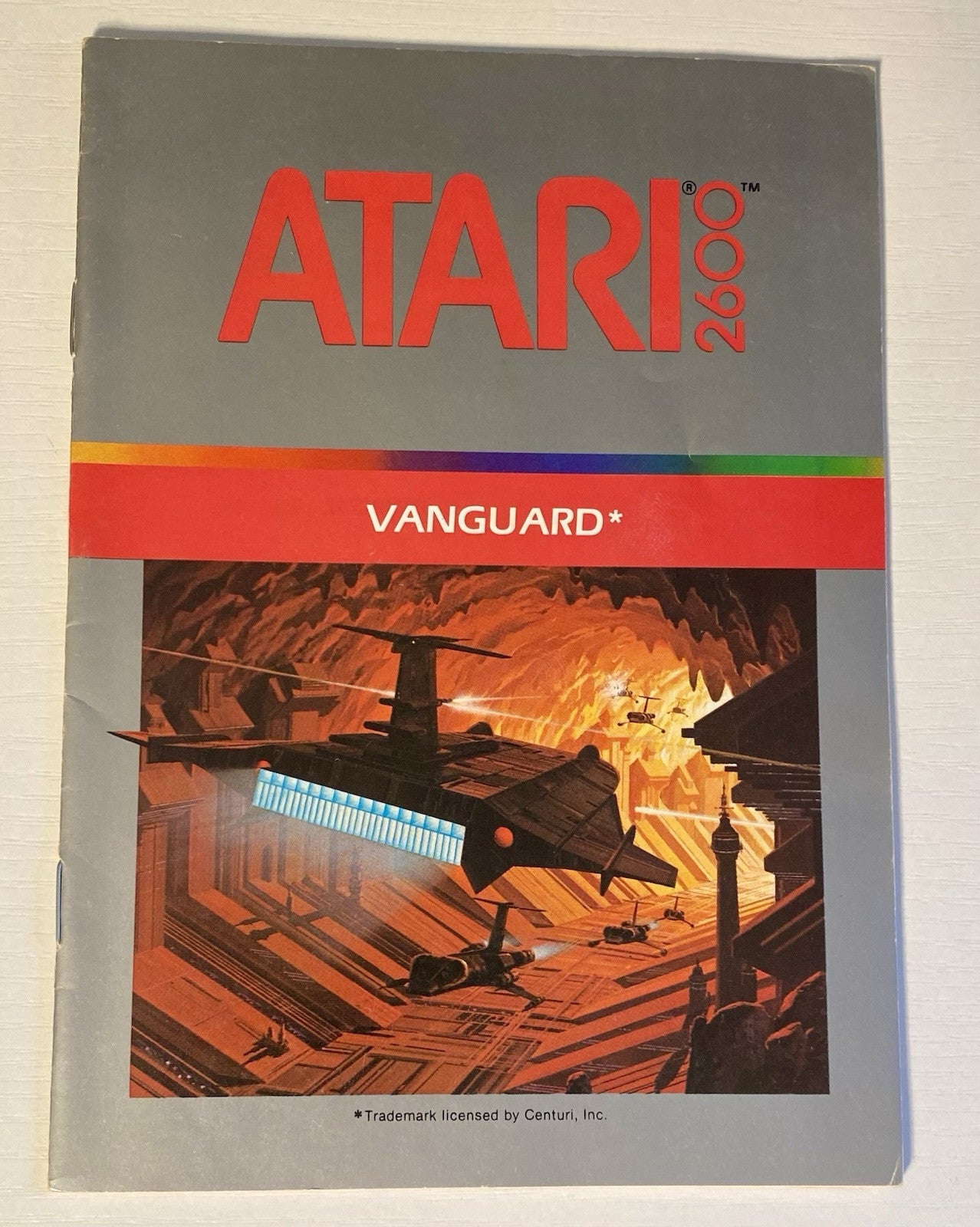 Vanguard (Atari 2600, 1982) Tested and Working, Manual Included