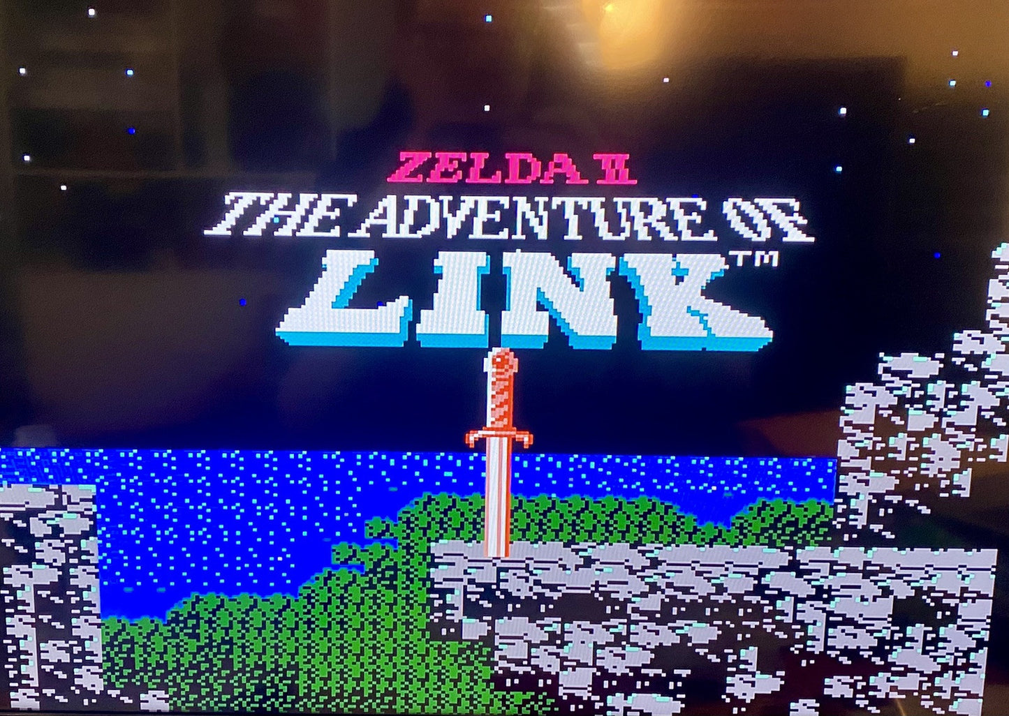 Zelda II: The Adventure Of Link (Nintendo NES, 1988) Gold Cart, Tested, Saves