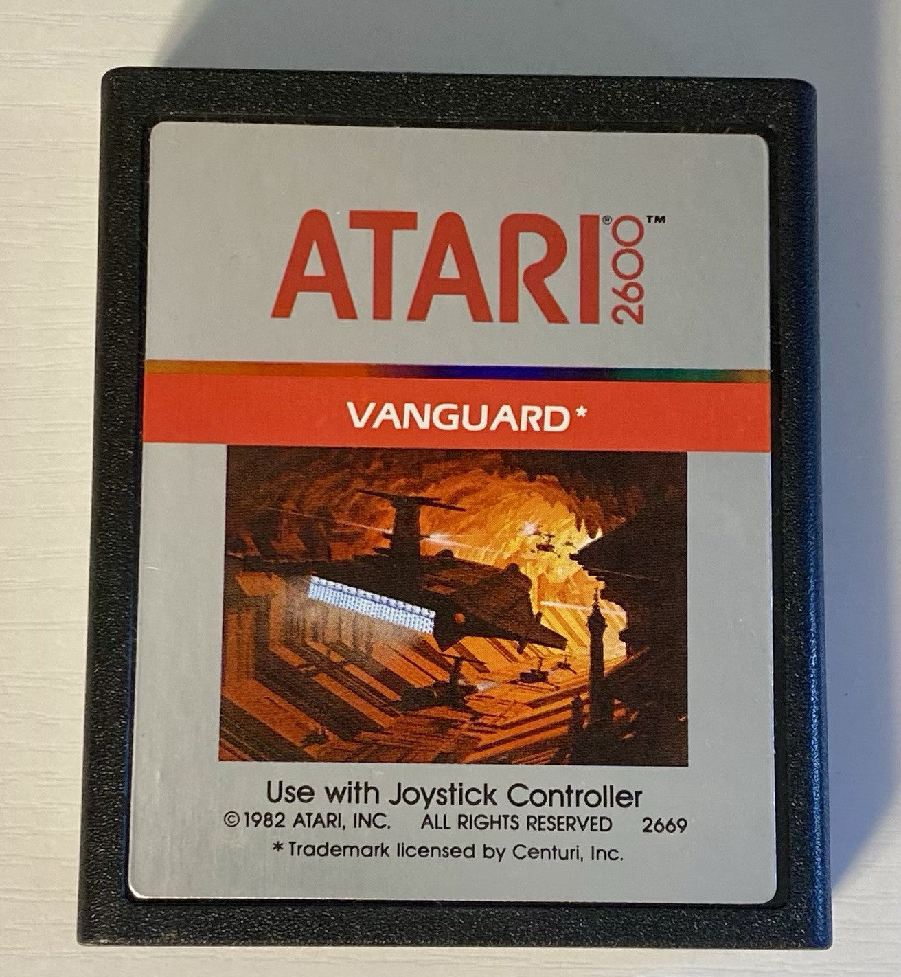 Vanguard (Atari 2600, 1982) Tested and Working, Manual Included