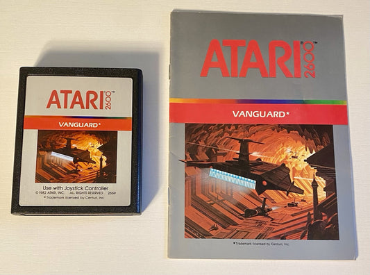 Vanguard (Atari 2600, 1982) Tested and Working, Manual Included