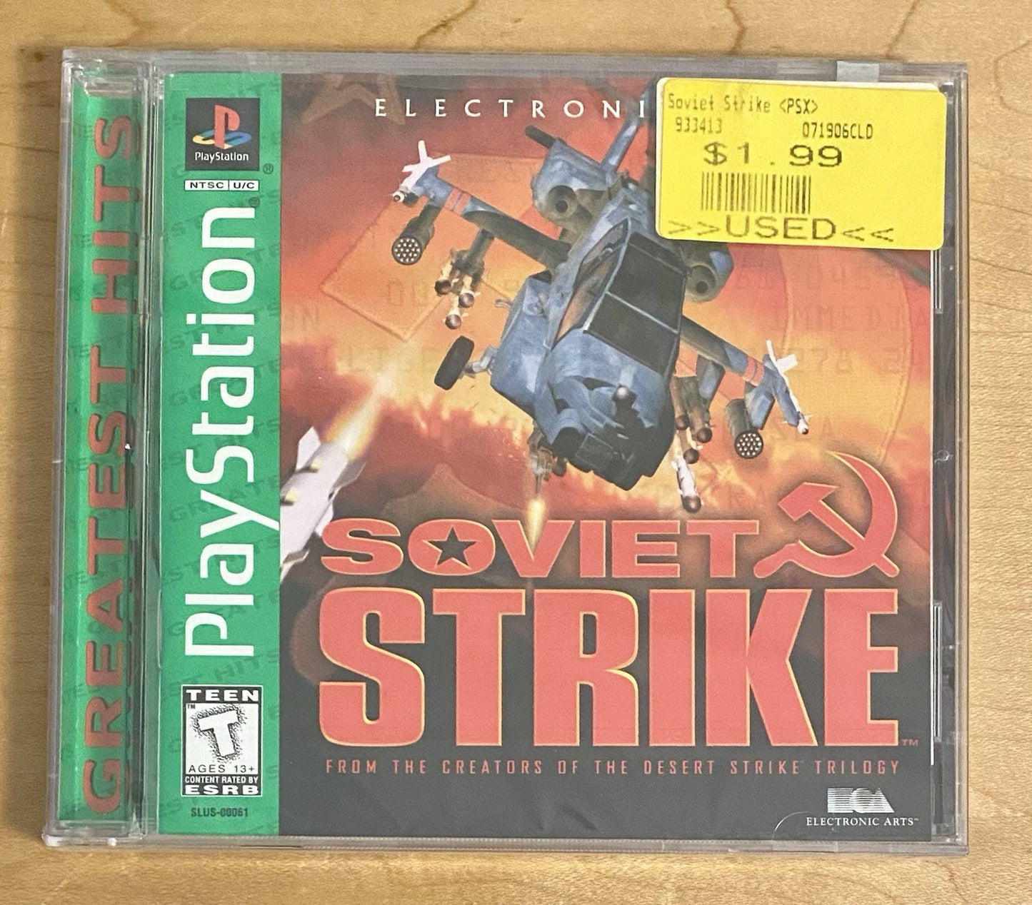 Soviet Strike Greatest Hits (Playstation 1, 1998) PS1 Brand New & Factory Sealed