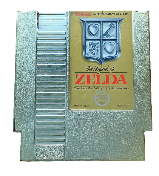 The Legend of Zelda Gold Cart (NES, 1987) Authentic, Tested, Save Works