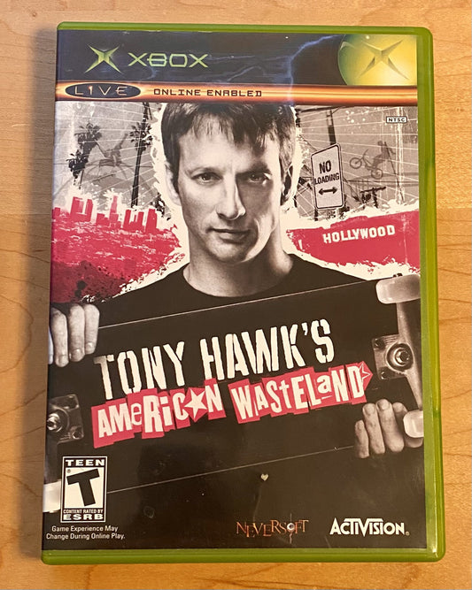 Tony Hawk's American Wasteland (Microsoft Xbox, 2005) Tested, No manual