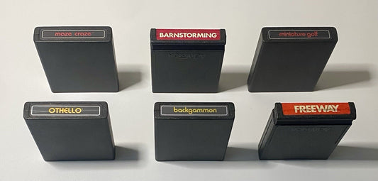 Atari 2600 Game Lot Of 6 Video Game Carts & Manuals, Retro Classic Bundle Tested