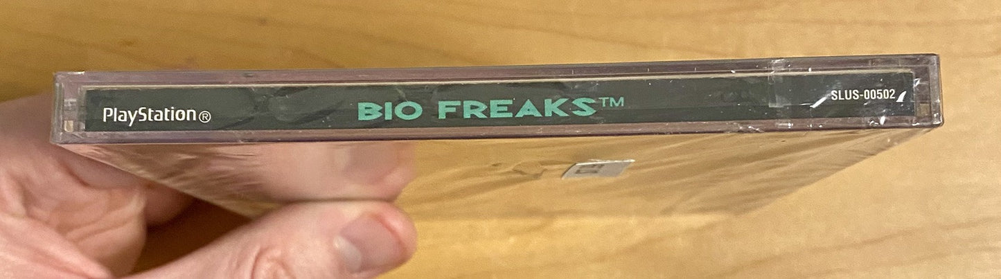 Bio Freaks (Sony Playstation 1, 1998) Brand New Factory Sealed, Black Label