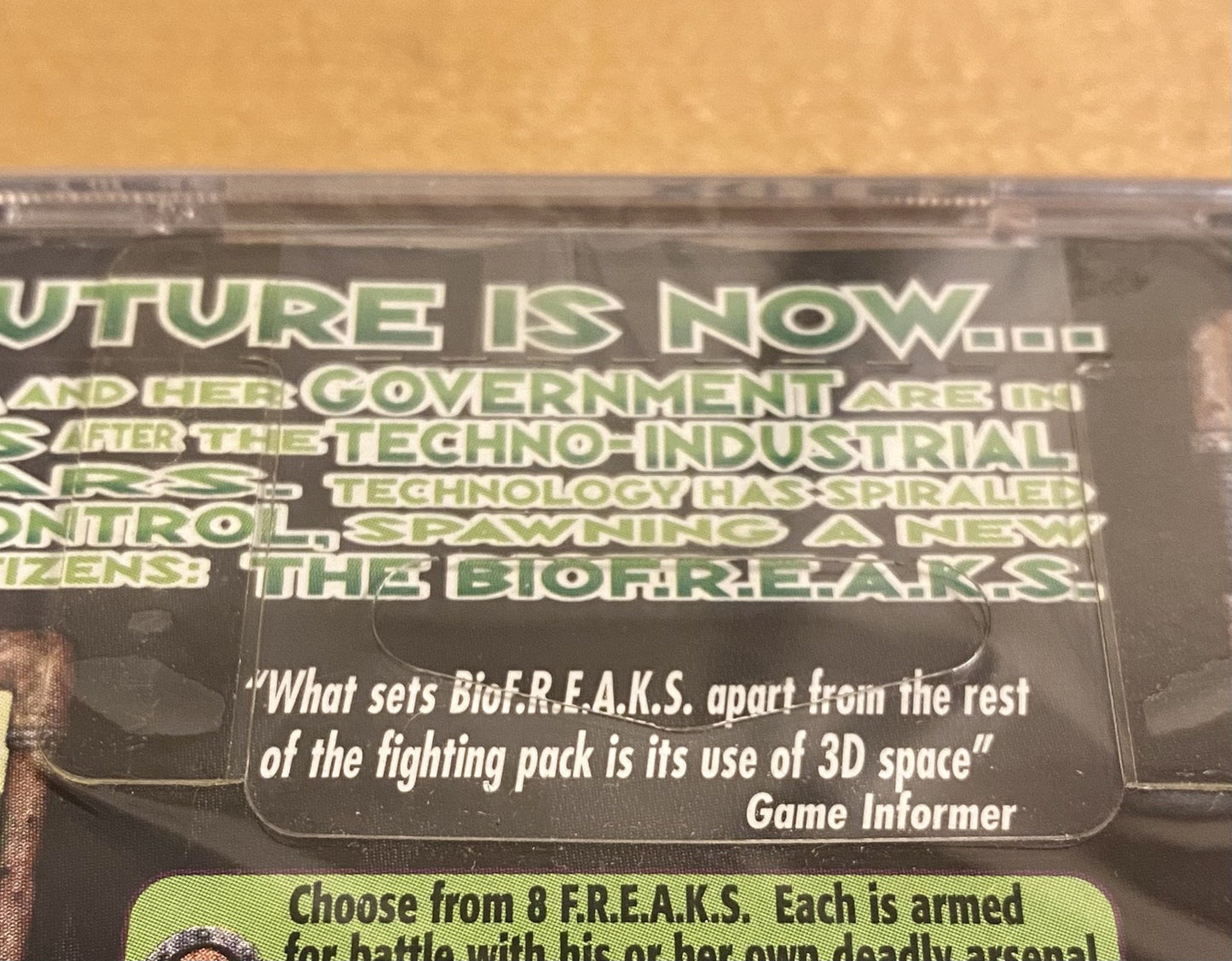 Bio Freaks (Sony Playstation 1, 1998) Brand New Factory Sealed, Black Label