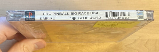 Pro Pinball Big Race USA (Playstation 1, 1998) PS1 Brand New & Factory Sealed